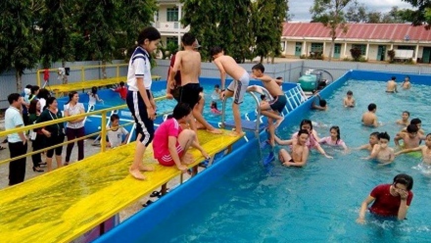 “Bể bơi di động” – mô hình mang ý nghĩa nhân văn của thị trấn Đăk Hà